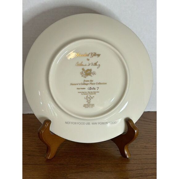 Set of 7 Lenox by Catherine McClung Nature's Collage Bird Plates 8” - Picture 5 of 15